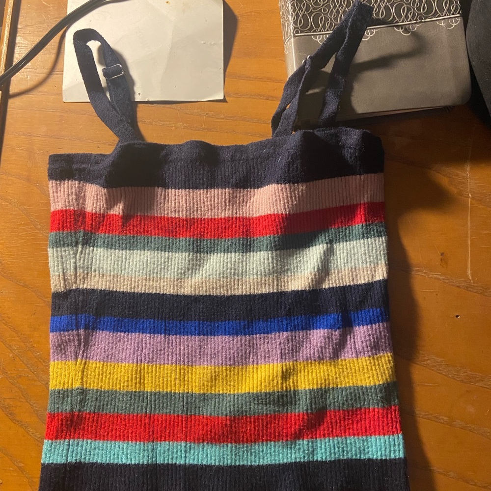 Multiple colored crop top